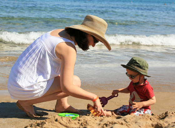 Sunglasses and sun hats can help protect you from UV and the sun